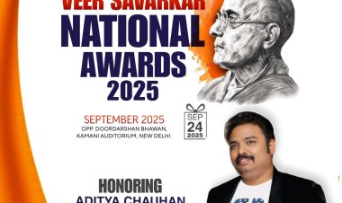 Entrepreneur Mr. Aditya Chauhan to Receive the Prestigious Veer Savarkar National Award 2025