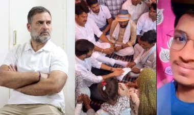 राहुल गांधी ने निभाया वादा: 11 लाख के चेक से लेकर प्रदीप मेघवाल के परिजनों के आंसू पोछने तक की रुला देगी ये कहानी!