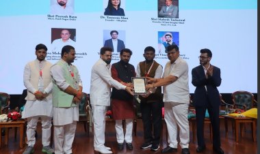 Mr. Firoz Ahmed Khan Honoured at the 10th Season of National Icon Award 2026 at Bharat Mandapam, New Delhi