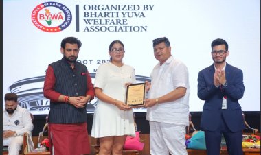 Ms. Kiran Singh Honoured at the 10th Season of National Icon Award 2026 at Bharat Mandapam, New Delhi