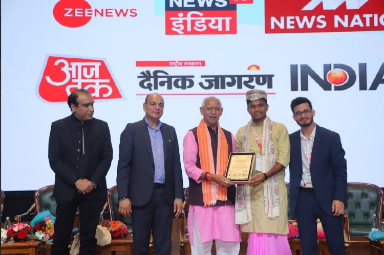 Mr. Nitish Kumar Singh Honoured at the 10th Season of National Icon Award 2026 at Bharat Mandapam, New Delhi