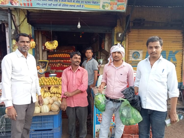    *नगर पालिका समथर में चलाया गया सिंगल यूज प्लास्टिक पर  अभियान* 