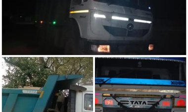 कलेक्टर के आदेश के बाद भी नहीं रुक रही है रेत की तस्करी