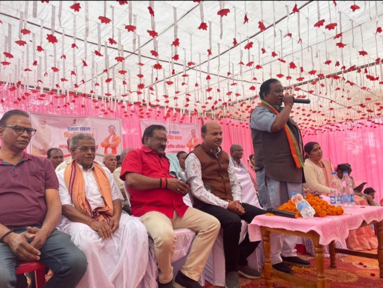 विकसित भारत  संकल्प यात्रा ग्राम पंचायत भेलवाटिकरा ,पतरापाली