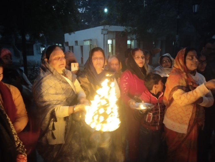 एकादशी पर हुई पारिजात जी की महाआरती