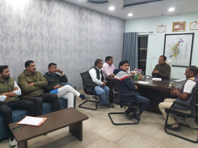 CHITTORGARH: विकसित भारत संकल्प यात्रा में होने वाले शिविरों की कार्य योजना  को लेकर बैठक आयोजित