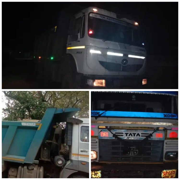 कलेक्टर के आदेश के बाद भी नहीं रुक रही है रेत की तस्करी