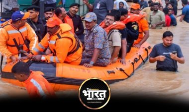 मूसलाधार बारिश से आंध्र और तेलंगाना में बाढ़ जैसा हालत