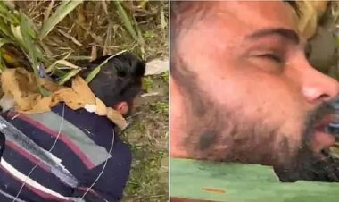 युवक के हाथ-पैर और गुप्तांग तार से बांधा... लूटपाट के बाद पेट्रोल डाला, फिर खेत में फेंककर भाग गए बदमाश