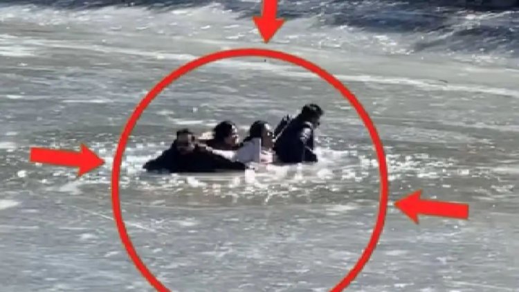 अरुणाचल की सेला झील की बर्फ फटी और धंस गए 4 लोग