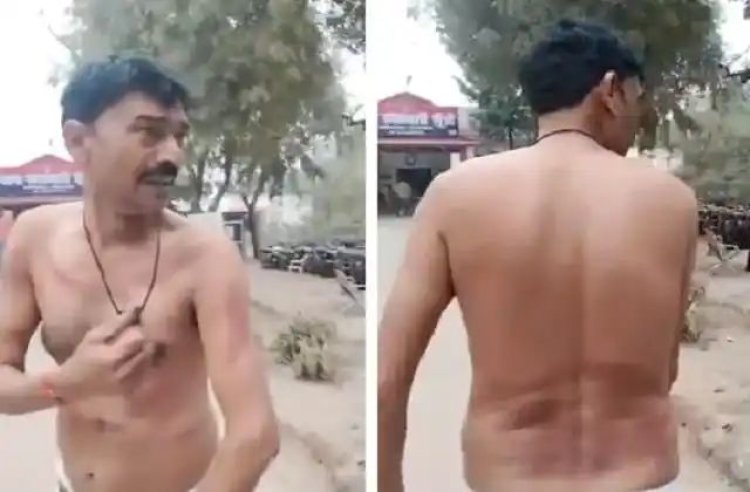 BJP नेता को थाने में बुरी तरह से पीटा गया, 4 पुलिसकर्मी किए गए सस्पेंड