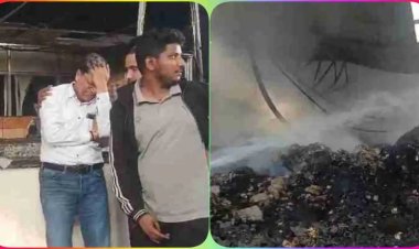 बिस्कुट फैक्ट्री अग्निकांड: 100 करोड़ से ज्यादा का नुकसान, फूट-फूटकर रोए डायरेक्टर, 12 टैंकर, 200 राउंड फिर भी दहक रही आग