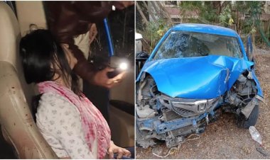 गर्लफ्रेंड की दोस्त को रात 2.30 बजे घुमा रहा था मैनेजर. खंभे से टकराई कार, चली गई जान