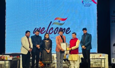 National Youth Insipration Award - Naval Pudir Awarded by National Youth Insipration Award