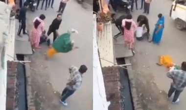 देवरिया में दबंग ने बीच सड़क पर बुजुर्ग दंपति को बुरी तरह पीटा, वीडियो वायरल होने पर पुलिस ने किया गिरफ्तार