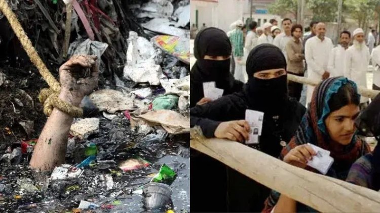 अंकित शर्मा का खून माफ़ कर आए हिंदू! हत्यारे ताहिर हुसैन के लिए मुस्तफाबाद में मुस्लिम वोटर्स का उमड़ा सैलाब, कर रहे ताबड़तोड़ वोटिंग