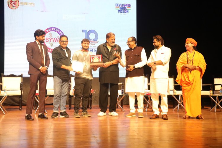 Armaan Chavda Honored with Desh Ratna Award for Excellence in Sports and Community Service.