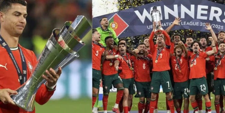 Nations League 2025: क्रिस्टियानो रोनाल्डो ने जीती तीसरी इंटरनेशनल ट्रॉफी, पुर्तगाल ने स्पेन को रोमांचक फाइनल में हराया