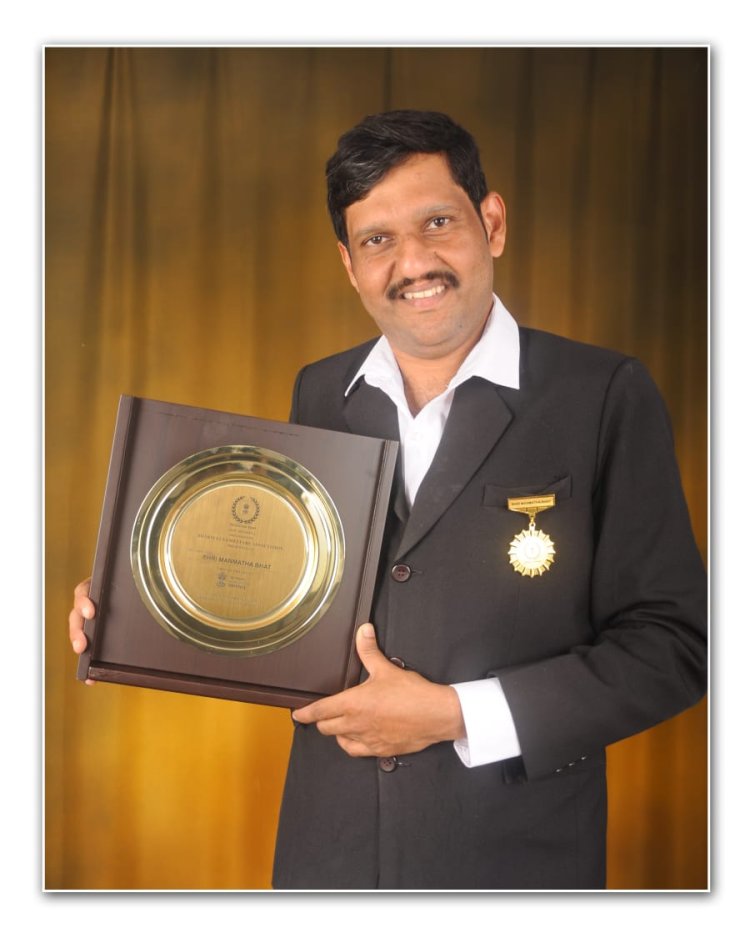 Mr. Manmatha Bhat Honoured for Transformative Contributions in Social Work, Education & Environmental Conservation
