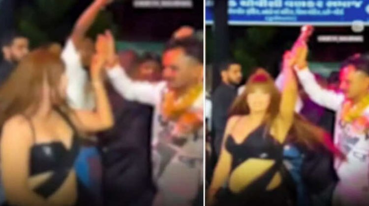 अहमदाबाद में सड़क पर डर्टी डांस...लाखों का सोना पहने शख्स ने युवती संग तोड़ी 'मर्यादा', वीडियो वायरल होने पर मचा बवाल