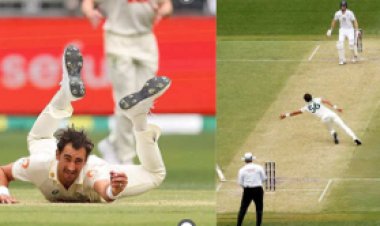 AUS vs ENG: पिच पर लेटकर मिचेल स्टार्क ने यह क्या कर दिया, ऐसा गजब कैच कभी नहीं देखा होगा!