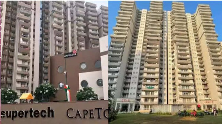 नोएडा: सुपरटेक केपटाउन सोसाइटी में 16वें फ्लोर से गिरकर महिला की मौत, इंजीनियर पति से चल रही पूछताछ