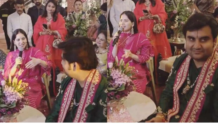 मीठे रस से भरयो री राधा रानी लागे, महारानी लागे.. जया किशोरी ने इंद्रेश उपाध्‍याय की दुल्‍हन की जमकर की तारीफ