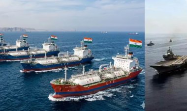 भारत आ रहे 5 जहाज होर्मुज के पास लंगर डाल खड़े हुए, 1.7 लाख MT LPG लदा है, ईरान ने दो दिन पहले दी थी अनुमति