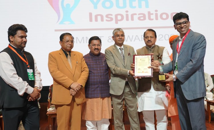 Prof. (Dr.) Vikas Rao Vadi Honoured with National Youth Inspiration Award 2026 for Excellence in Education