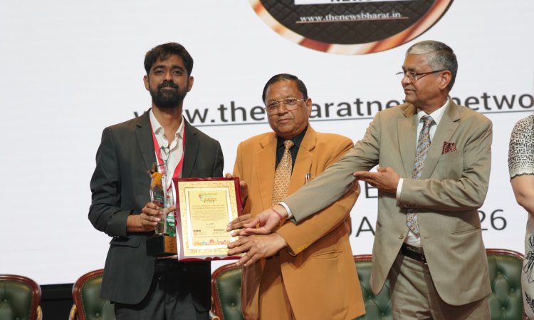 Dr. Shubham Dilip Mahajan Honoured with National Youth Inspiration Award 2026 for Excellence in Entrepreneurship