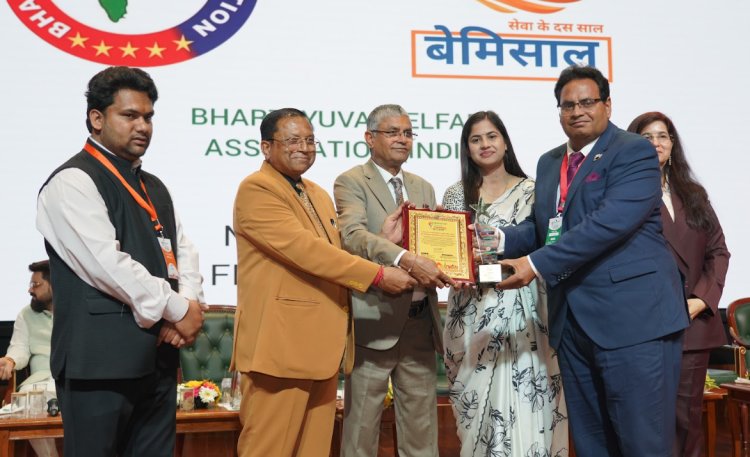 Dr. Rajmohan Sharma Honoured with National Youth Inspiration Award 2026 for Excellence in Literature & Education