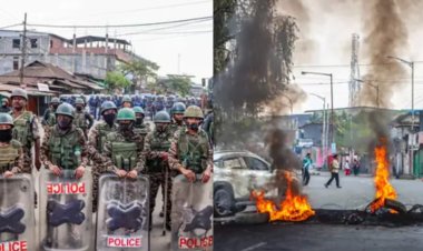 मणिपुर को फिर जलाने की थी तैयारी, म्यांमार बॉर्डर से असम राइफल्स ने बरामद किए भारी मात्रा में हथियार और विस्फोटक