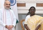 पीएम मोदी के बाद अमित शाह राष्ट्रपति द्रौपदी मुर्मू से मिले, मंत्रिमंडल विस्तार की चर्चा तेज