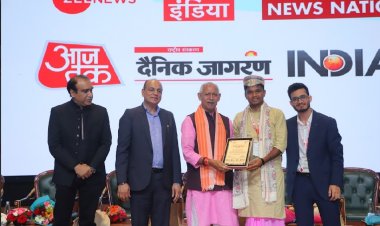 Mr. Nitish Kumar Singh Honoured at the 10th Season of National Icon Award 2026 at Bharat Mandapam, New Delhi